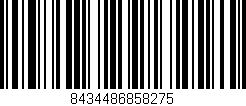 Código de barras (EAN, GTIN, SKU, ISBN): '8434486858275'
