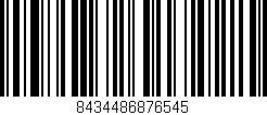 Código de barras (EAN, GTIN, SKU, ISBN): '8434486876545'