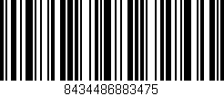 Código de barras (EAN, GTIN, SKU, ISBN): '8434486883475'