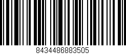 Código de barras (EAN, GTIN, SKU, ISBN): '8434486883505'
