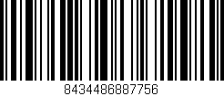 Código de barras (EAN, GTIN, SKU, ISBN): '8434486887756'