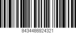 Código de barras (EAN, GTIN, SKU, ISBN): '8434486924321'