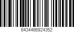 Código de barras (EAN, GTIN, SKU, ISBN): '8434486924352'