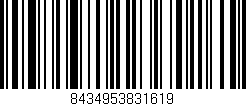 Código de barras (EAN, GTIN, SKU, ISBN): '8434953831619'