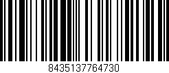 Código de barras (EAN, GTIN, SKU, ISBN): '8435137764730'