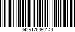 Código de barras (EAN, GTIN, SKU, ISBN): '8435178359148'