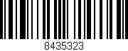 Código de barras (EAN, GTIN, SKU, ISBN): '8435323'