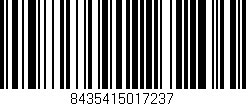Código de barras (EAN, GTIN, SKU, ISBN): '8435415017237'