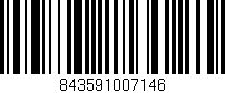 Código de barras (EAN, GTIN, SKU, ISBN): '843591007146'