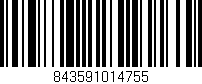 Código de barras (EAN, GTIN, SKU, ISBN): '843591014755'