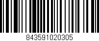 Código de barras (EAN, GTIN, SKU, ISBN): '843591020305'