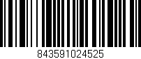 Código de barras (EAN, GTIN, SKU, ISBN): '843591024525'