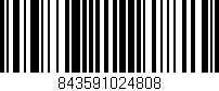 Código de barras (EAN, GTIN, SKU, ISBN): '843591024808'