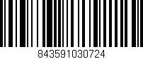 Código de barras (EAN, GTIN, SKU, ISBN): '843591030724'