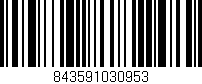 Código de barras (EAN, GTIN, SKU, ISBN): '843591030953'