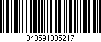 Código de barras (EAN, GTIN, SKU, ISBN): '843591035217'