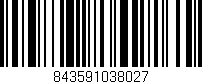 Código de barras (EAN, GTIN, SKU, ISBN): '843591038027'