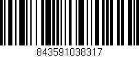 Código de barras (EAN, GTIN, SKU, ISBN): '843591038317'