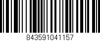 Código de barras (EAN, GTIN, SKU, ISBN): '843591041157'