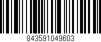 Código de barras (EAN, GTIN, SKU, ISBN): '843591049603'