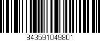 Código de barras (EAN, GTIN, SKU, ISBN): '843591049801'