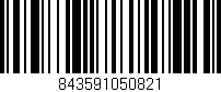 Código de barras (EAN, GTIN, SKU, ISBN): '843591050821'