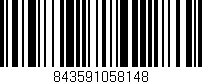 Código de barras (EAN, GTIN, SKU, ISBN): '843591058148'