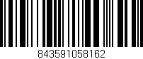 Código de barras (EAN, GTIN, SKU, ISBN): '843591058162'