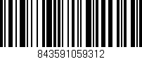 Código de barras (EAN, GTIN, SKU, ISBN): '843591059312'