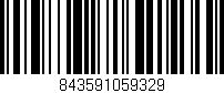 Código de barras (EAN, GTIN, SKU, ISBN): '843591059329'
