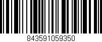 Código de barras (EAN, GTIN, SKU, ISBN): '843591059350'