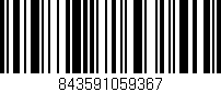 Código de barras (EAN, GTIN, SKU, ISBN): '843591059367'