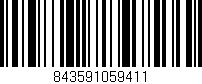 Código de barras (EAN, GTIN, SKU, ISBN): '843591059411'