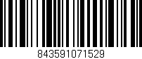 Código de barras (EAN, GTIN, SKU, ISBN): '843591071529'