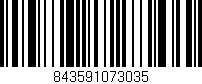 Código de barras (EAN, GTIN, SKU, ISBN): '843591073035'