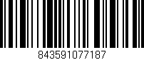 Código de barras (EAN, GTIN, SKU, ISBN): '843591077187'