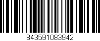 Código de barras (EAN, GTIN, SKU, ISBN): '843591083942'