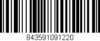 Código de barras (EAN, GTIN, SKU, ISBN): '843591091220'