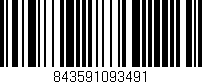 Código de barras (EAN, GTIN, SKU, ISBN): '843591093491'