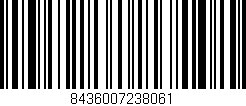 Código de barras (EAN, GTIN, SKU, ISBN): '8436007238061'