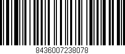 Código de barras (EAN, GTIN, SKU, ISBN): '8436007238078'