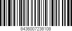 Código de barras (EAN, GTIN, SKU, ISBN): '8436007238108'