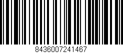 Código de barras (EAN, GTIN, SKU, ISBN): '8436007241467'