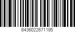 Código de barras (EAN, GTIN, SKU, ISBN): '8436022671195'