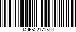 Código de barras (EAN, GTIN, SKU, ISBN): '8436532171598'