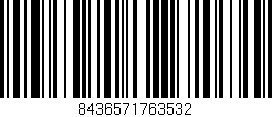 Código de barras (EAN, GTIN, SKU, ISBN): '8436571763532'