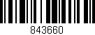 Código de barras (EAN, GTIN, SKU, ISBN): '843660'