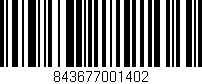 Código de barras (EAN, GTIN, SKU, ISBN): '843677001402'