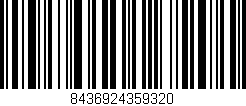 Código de barras (EAN, GTIN, SKU, ISBN): '8436924359320'