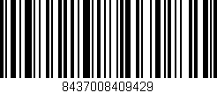 Código de barras (EAN, GTIN, SKU, ISBN): '8437008409429'